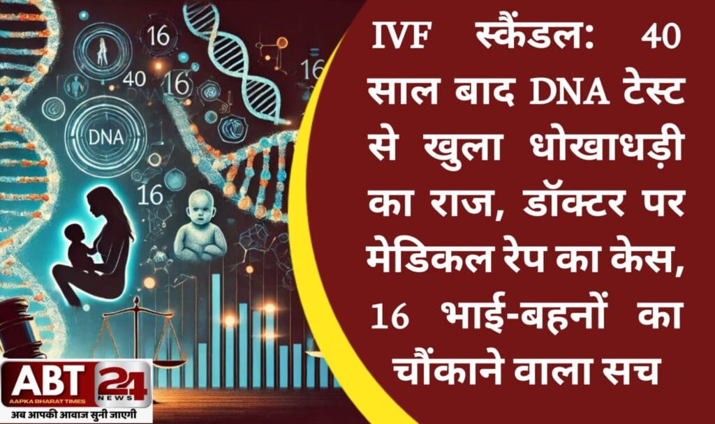 IVF स्कैंडल: 40 साल बाद DNA टेस्ट से खुला धोखाधड़ी का राज, डॉक्टर पर मेडिकल रेप का केस, 16 भाई-बहनों का चौंकाने वाला सच