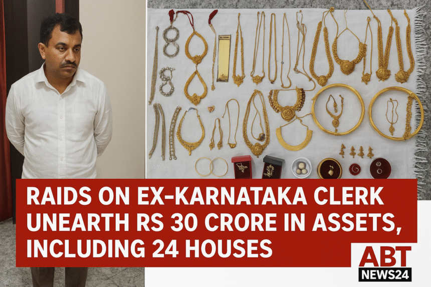 Ex-Clerk Assets Scam,Karnataka Lokayukta Raid,30 Crore Property Bust
